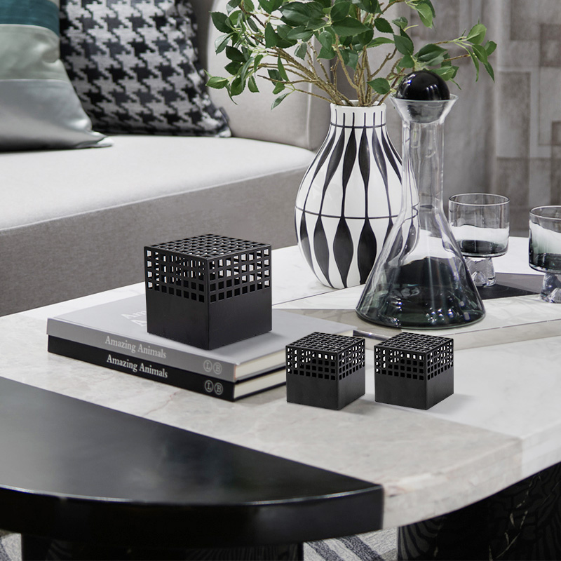 Art Craft Hotel - Modern Siyah Izgara Metal Sanat El