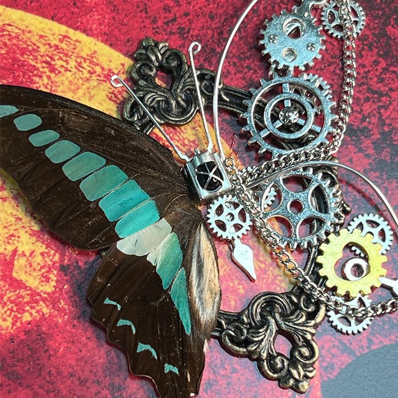 Art Craft Kits - Steampunk Kelebek Çerçevesi DIY Kiti Gerçek