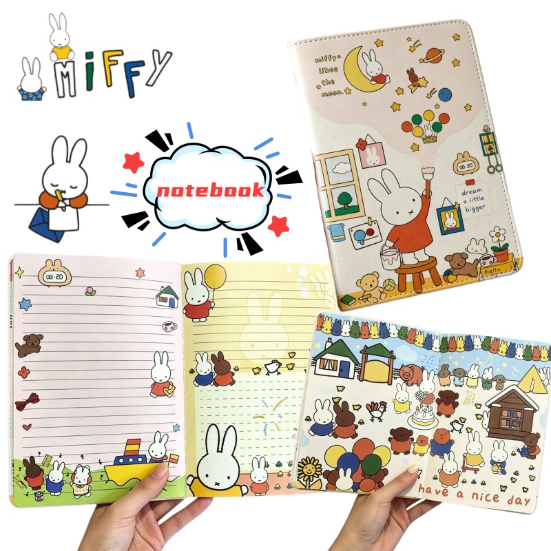 Origami Paper Set - Yeni B6 Miffy Sevimli Defter Resimli