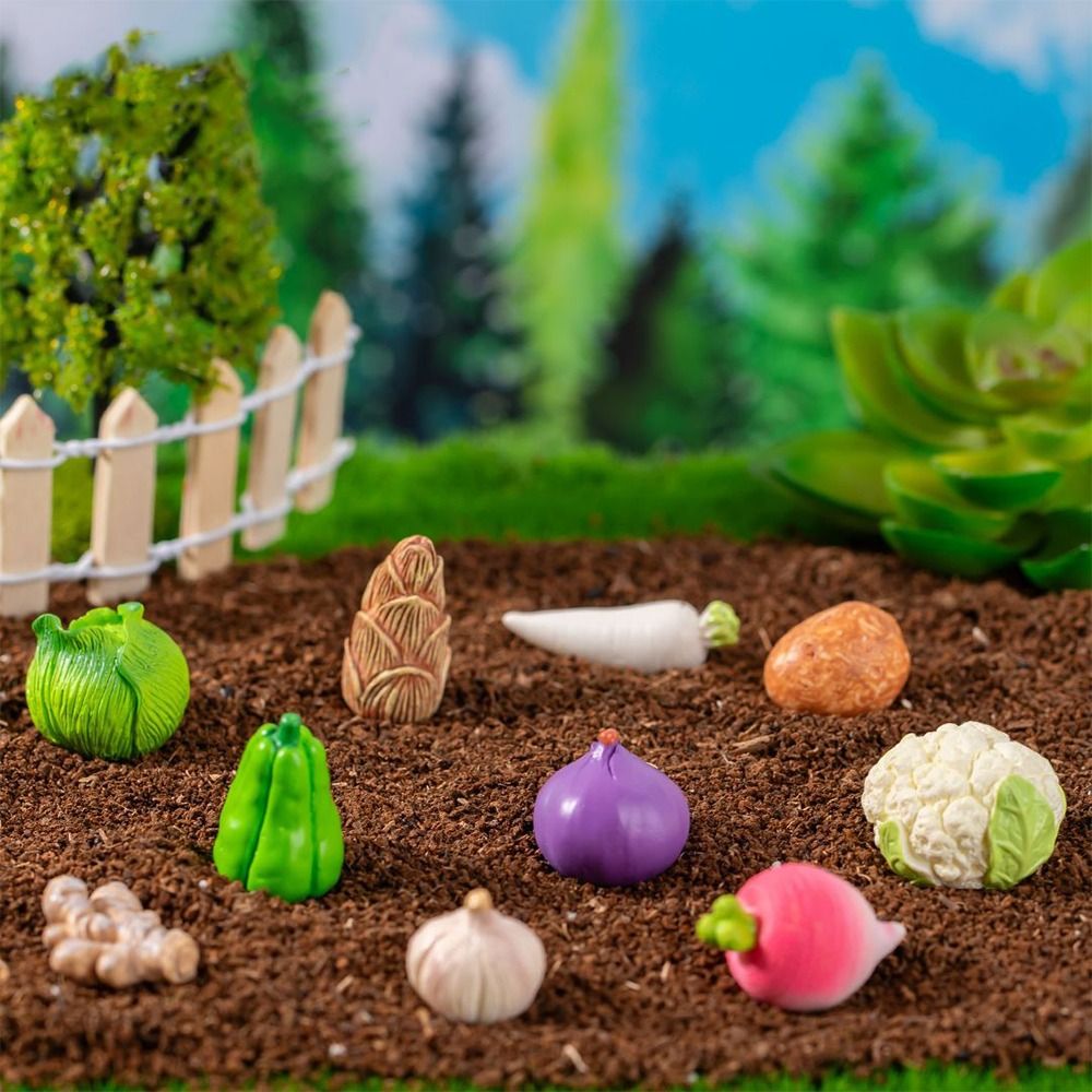 Art Craft Vegetables - Sevimli sebze figürinler minyatürleri Mini el