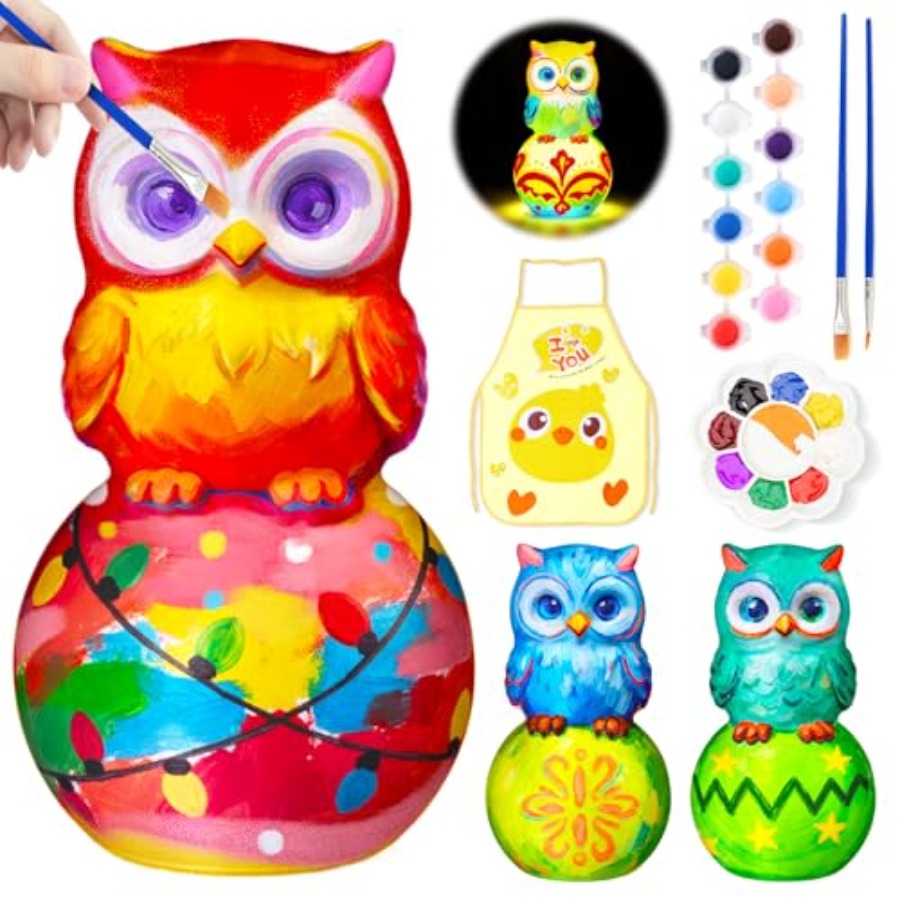 Art Craft Kits - Kendi Lambanızı Boya Seti, 8-12 Yaş