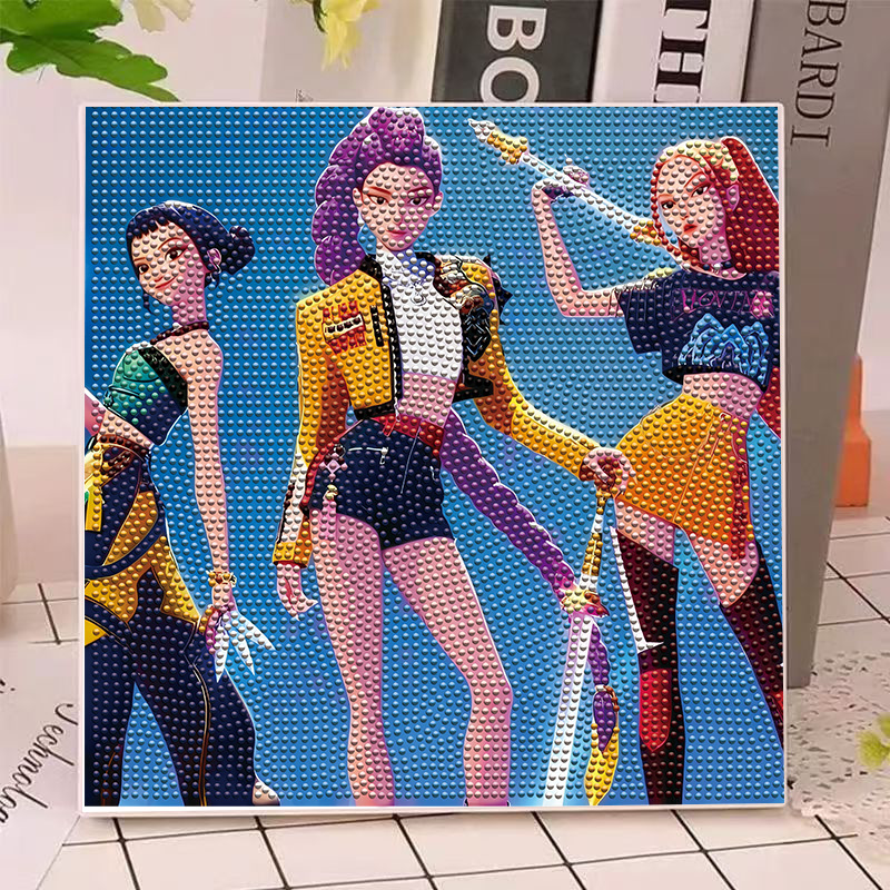 Art Craft Kits - Anime Hunters Gilrs Lumi Mila Zoi