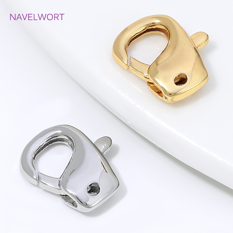 Art Craft Ideas - 13mm*11.5mm 18 Ayar Altın Kaplama Istakoz