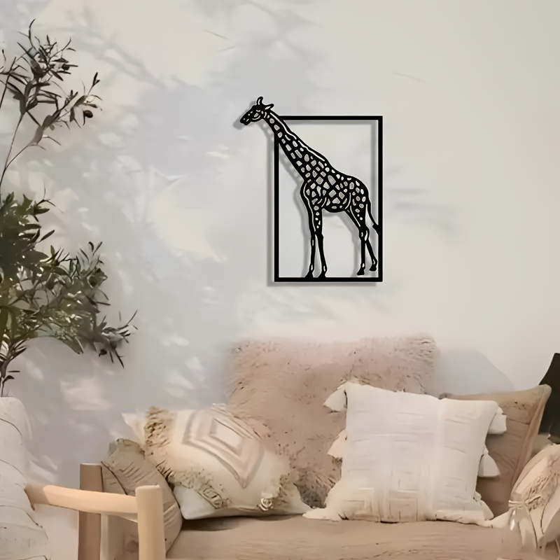 Soyut zürafa metal duvar sanat - Art Craft Cafe incelemesi ve fiyatı