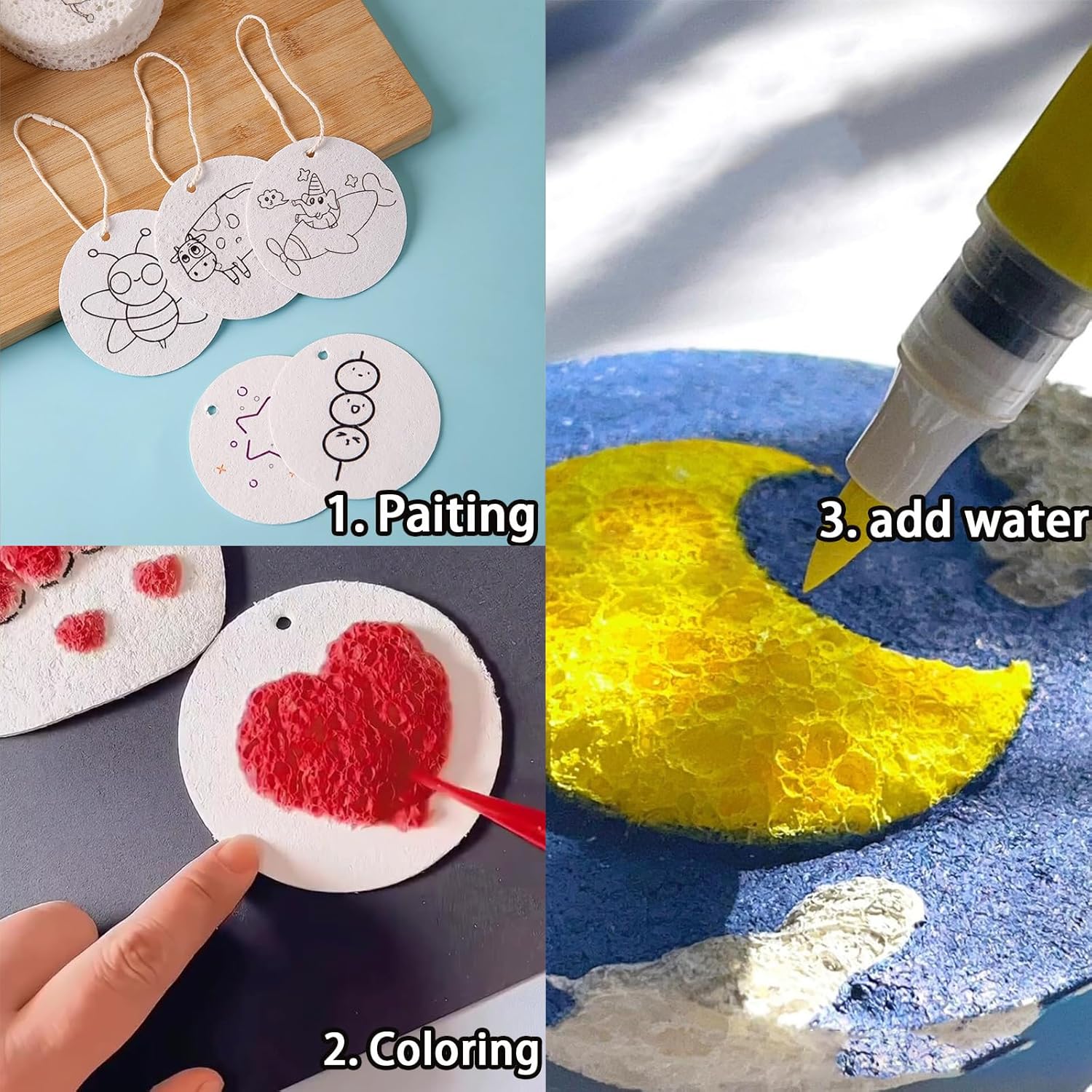Çocuklar için 3D Kabarık Köpük - Art Craft With Paper incelemesi ve fiyatı