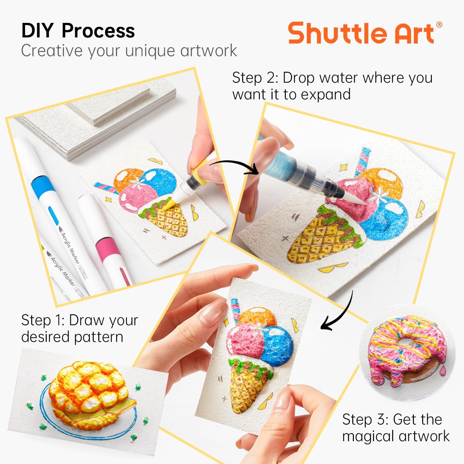 Çocuklar için 3D Kabarık Köpük - Art Craft With Paper incelemesi ve fiyatı