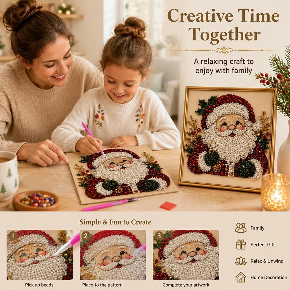Noel Baba İnci Sanatı DIY Kiti - Art Craft Kits incelemesi ve fiyatı
