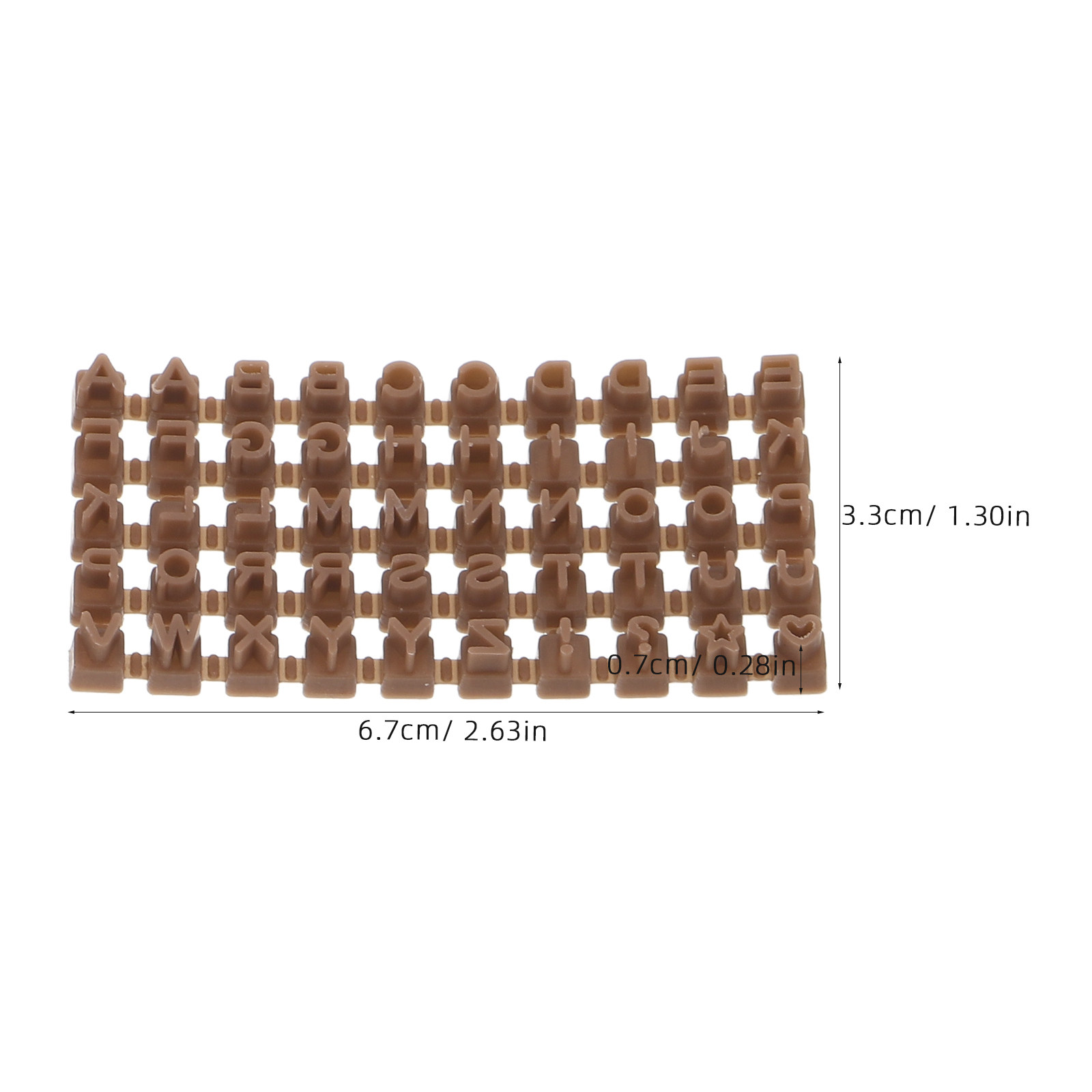 2 Set Kil Harf Damgası Alfabe  - Air Dry Clay incelemesi ve fiyatı