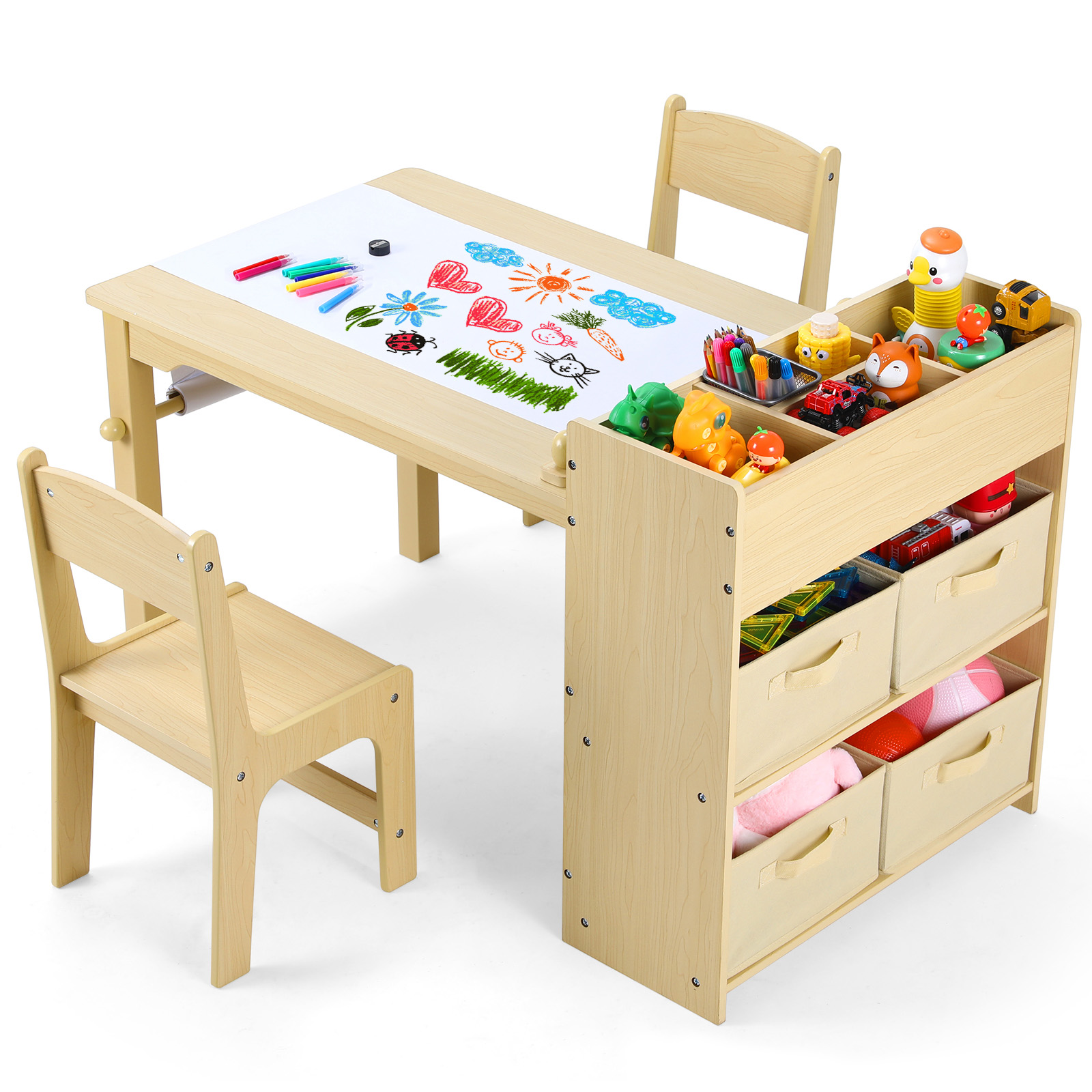AOOU Çocuk Sanat Masası ve 2 S - Art Craft Toddlers incelemesi ve fiyatı