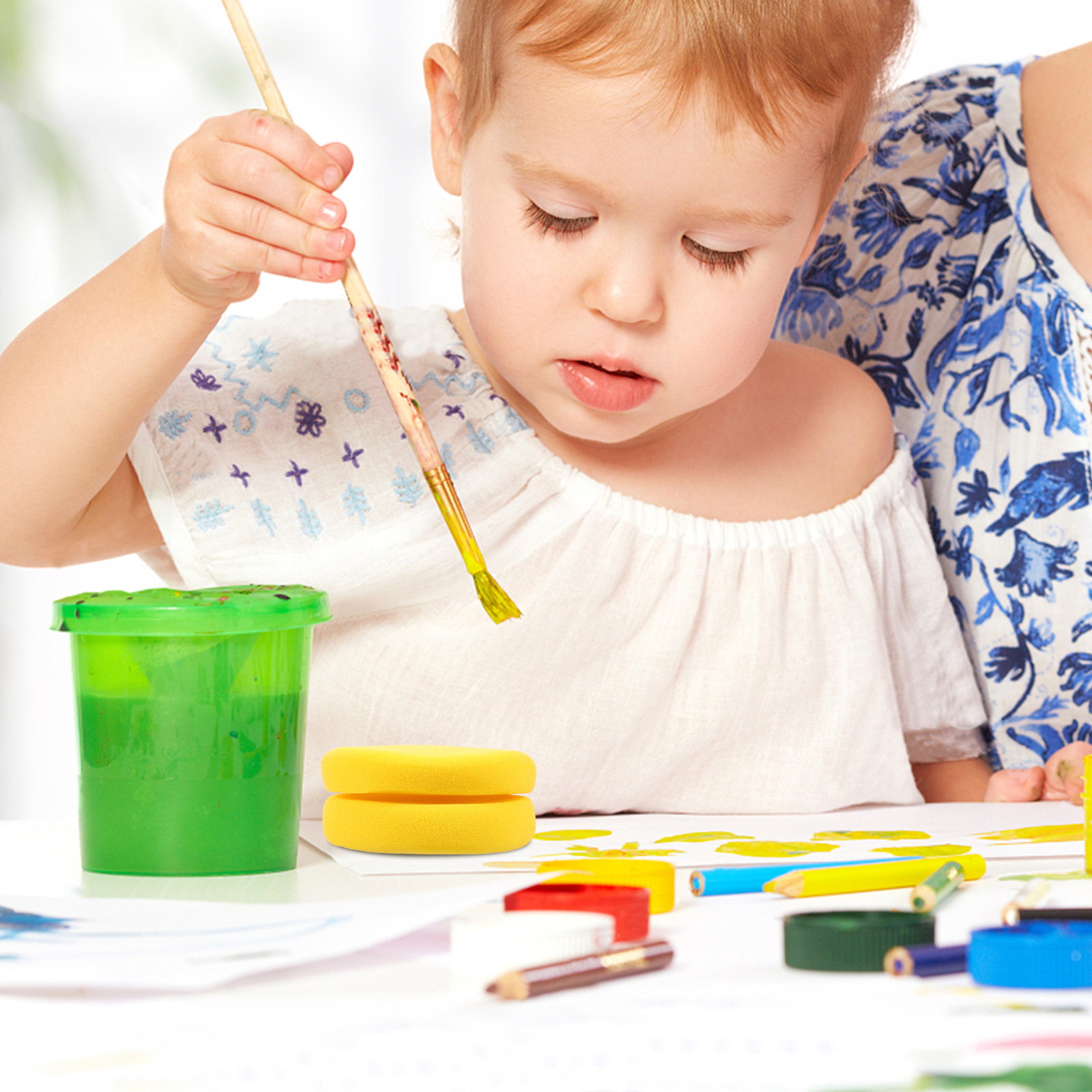 2 Adet Çocuk Boyama Süngeri Yu - Art Craft Class incelemesi ve fiyatı