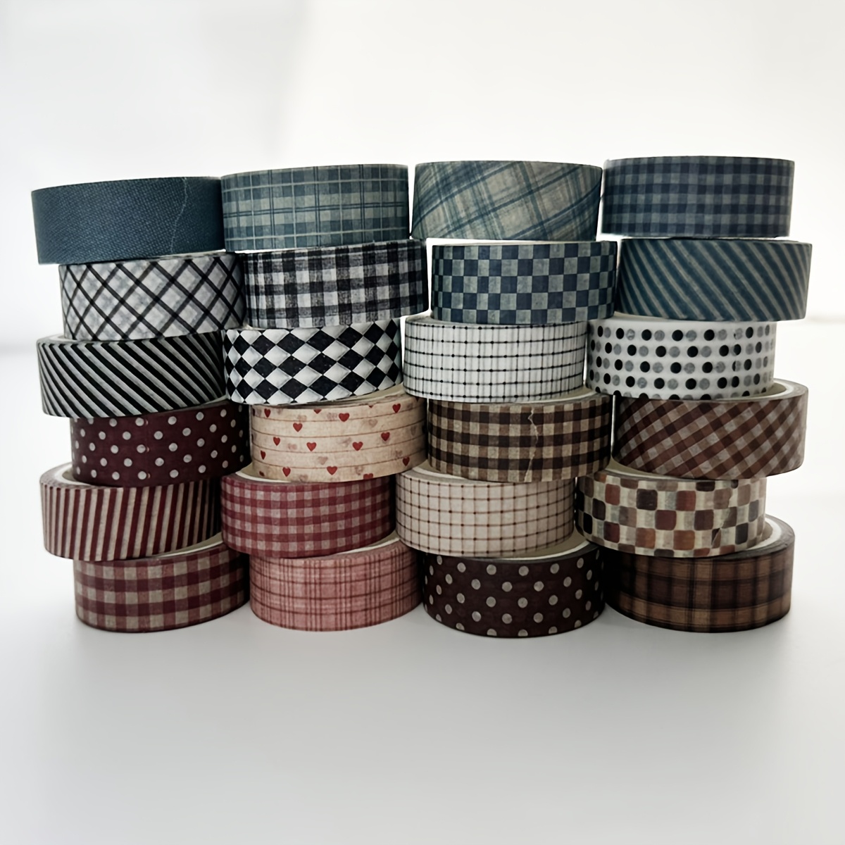 Washi Bant Seti, 6 Rulo, Çeşit - Art Craft Journals incelemesi ve fiyatı