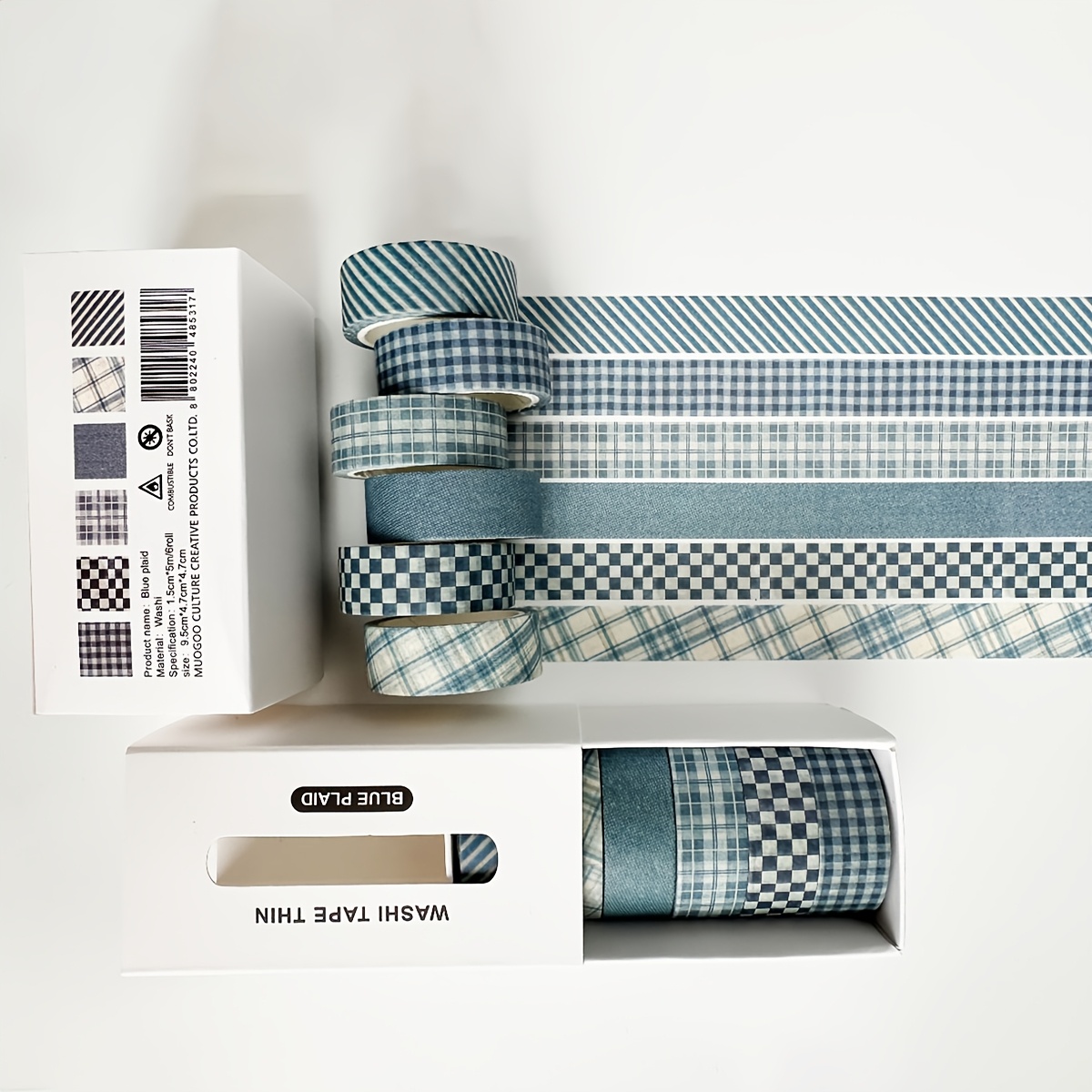 Washi Bant Seti, 6 Rulo, Çeşit - Art Craft Journals incelemesi ve fiyatı