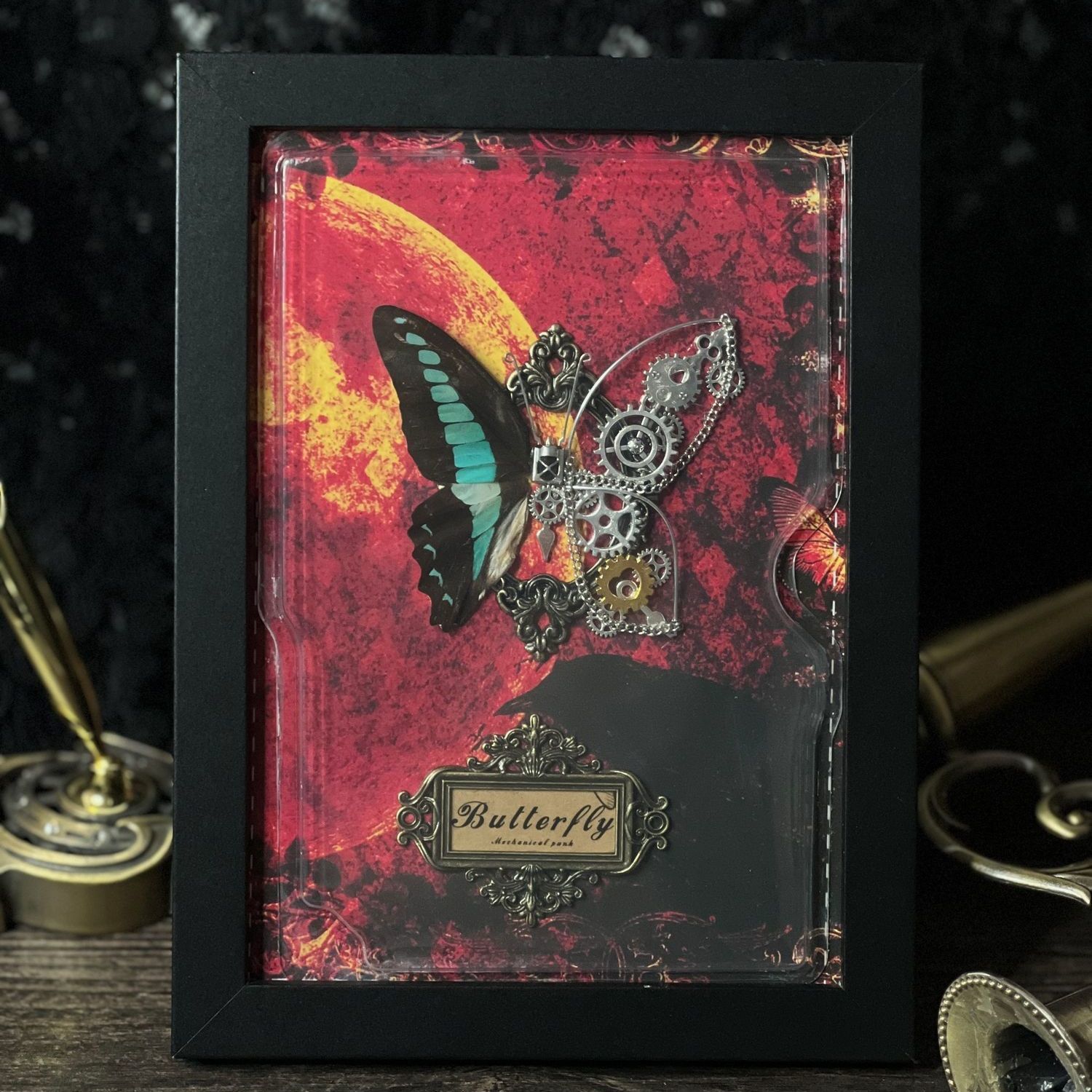 Steampunk Kelebek Çerçevesi DI - Art Craft Kits incelemesi ve fiyatı