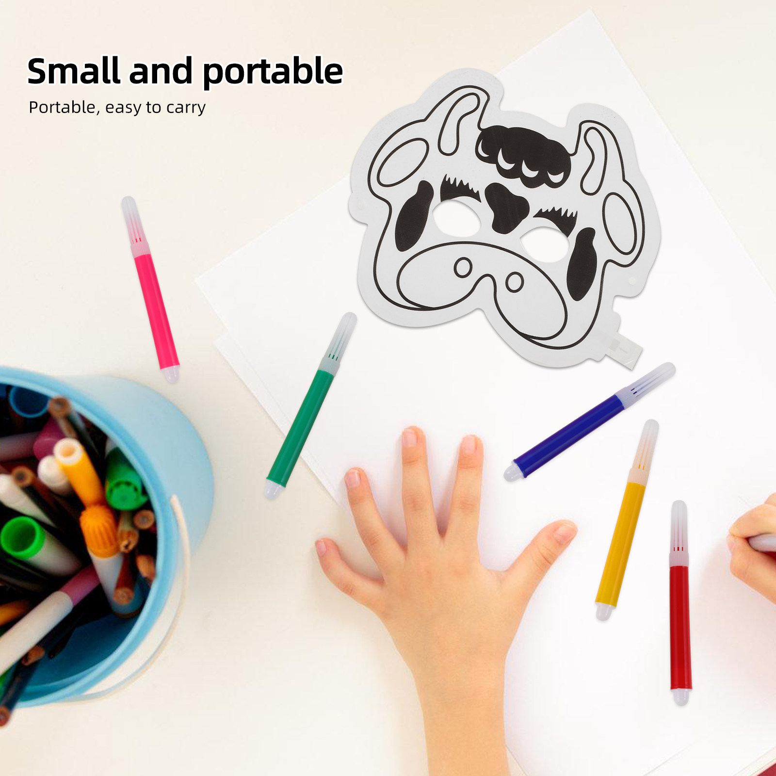 1 Set DIY Graffiti Balon Maske - Art Craft Class incelemesi ve fiyatı