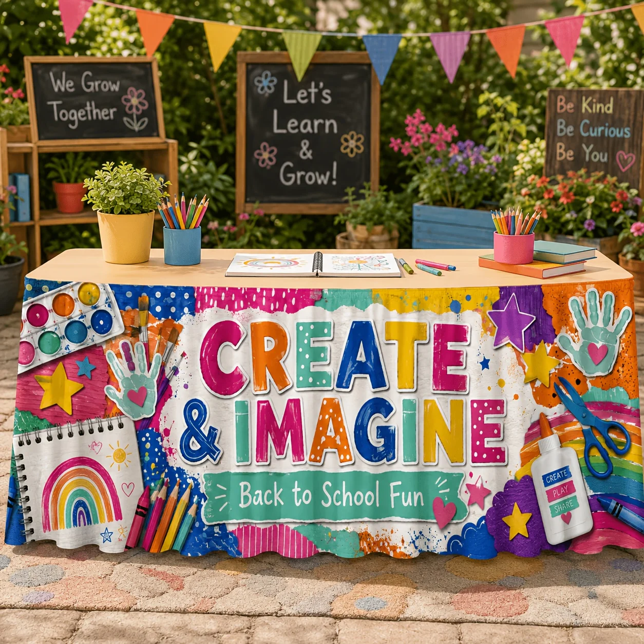 Parti masa örtüsü 1, okul etki - Art Craft Class incelemesi ve fiyatı