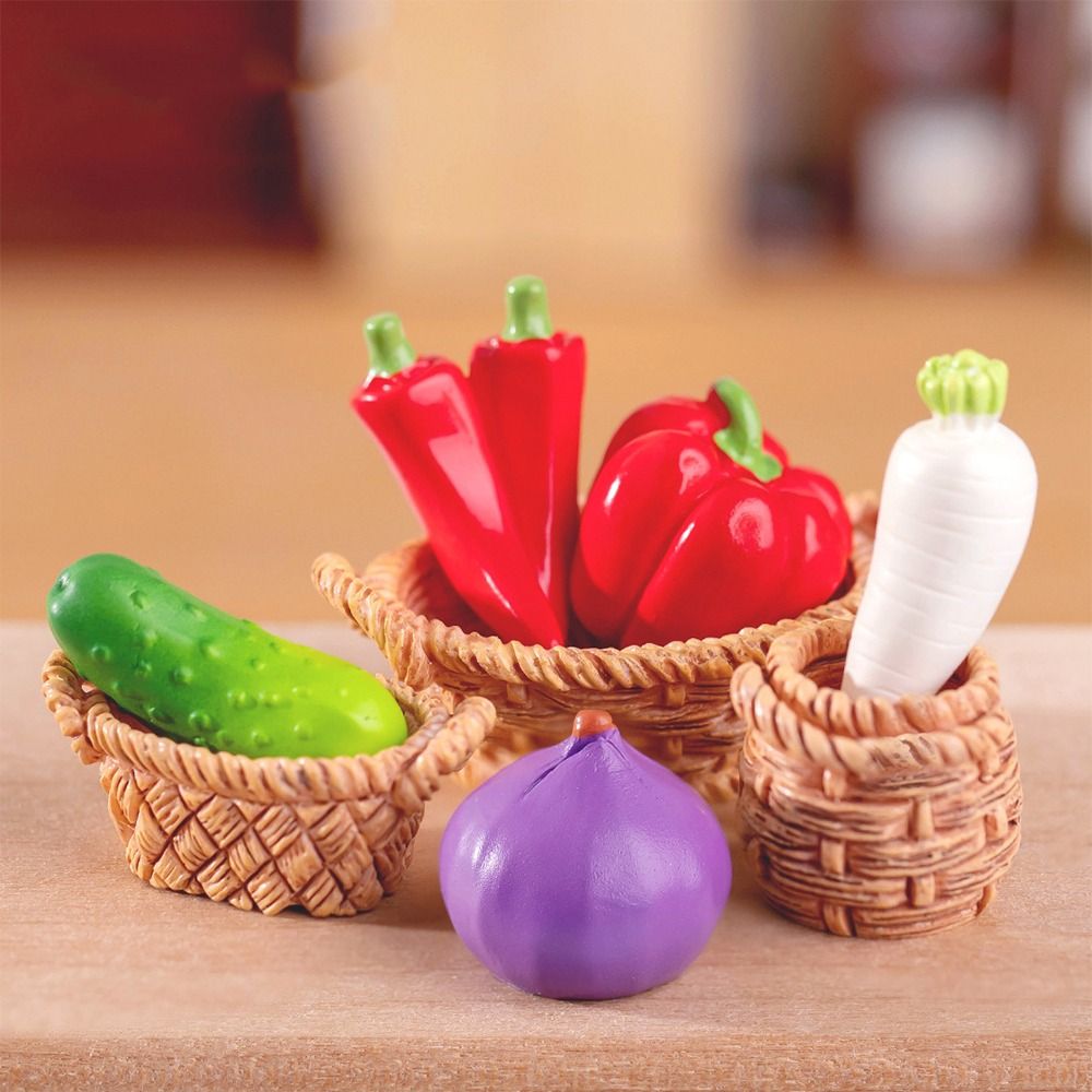Sevimli sebze figürinler minya - Art Craft Vegetables incelemesi ve fiyatı