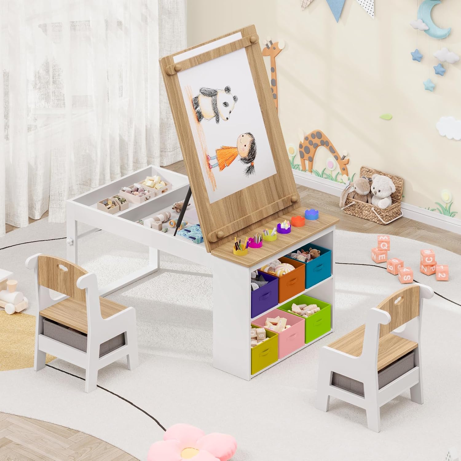 Çocuk Sanat Masası ve Sandalye - Art Craft Toddlers incelemesi ve fiyatı