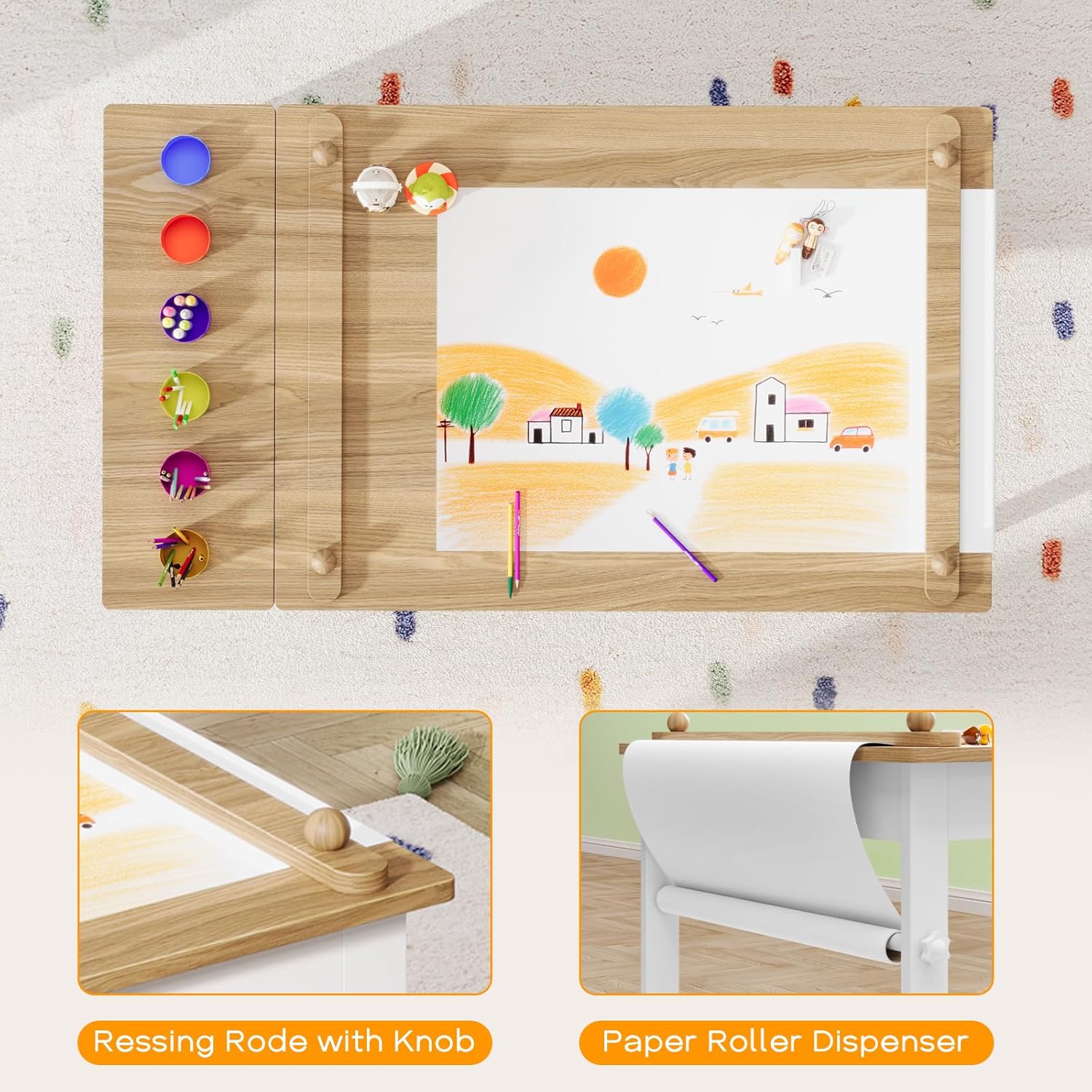 Çocuk Sanat Masası ve Sandalye - Art Craft Toddlers incelemesi ve fiyatı