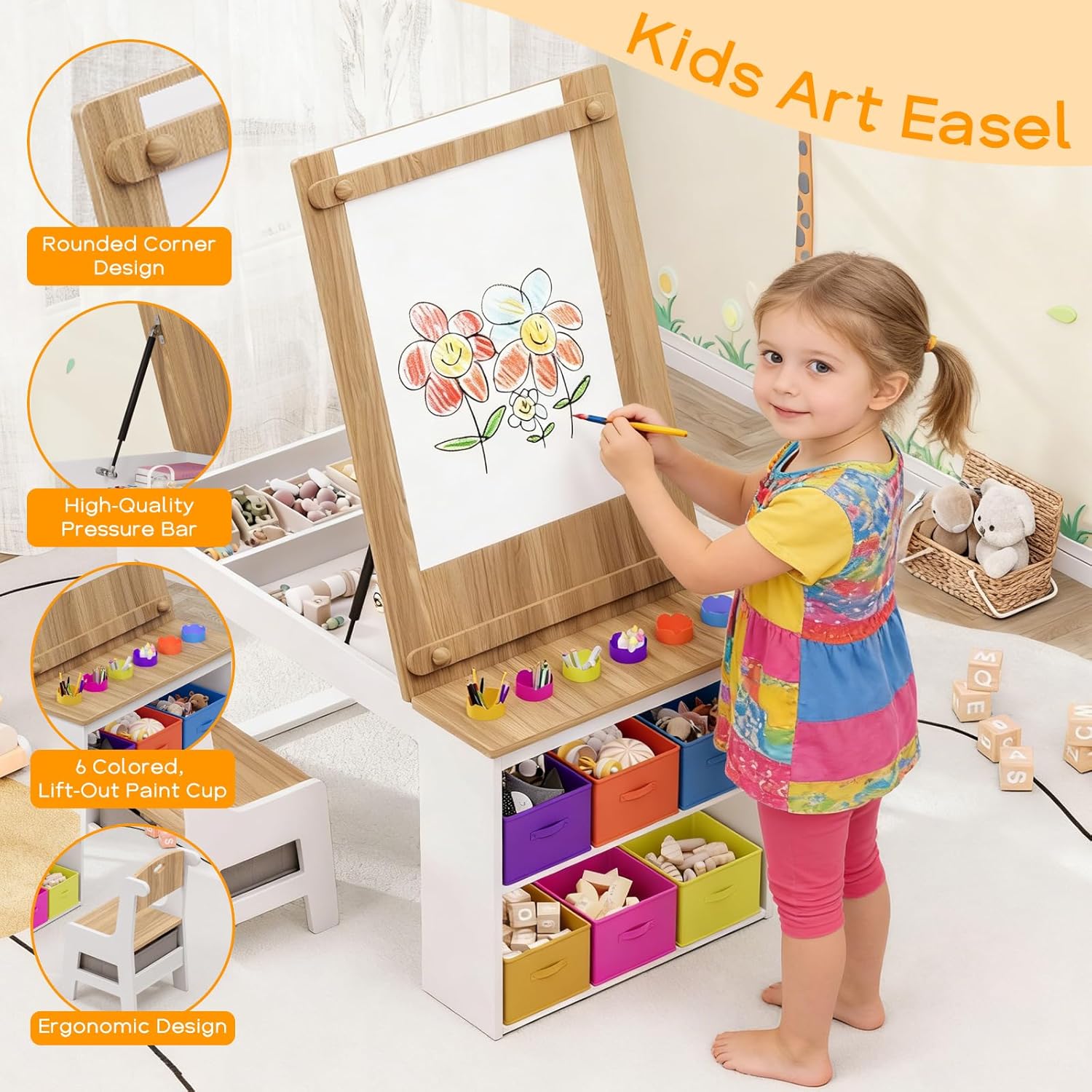 Çocuk Sanat Masası ve Sandalye - Art Craft Toddlers incelemesi ve fiyatı