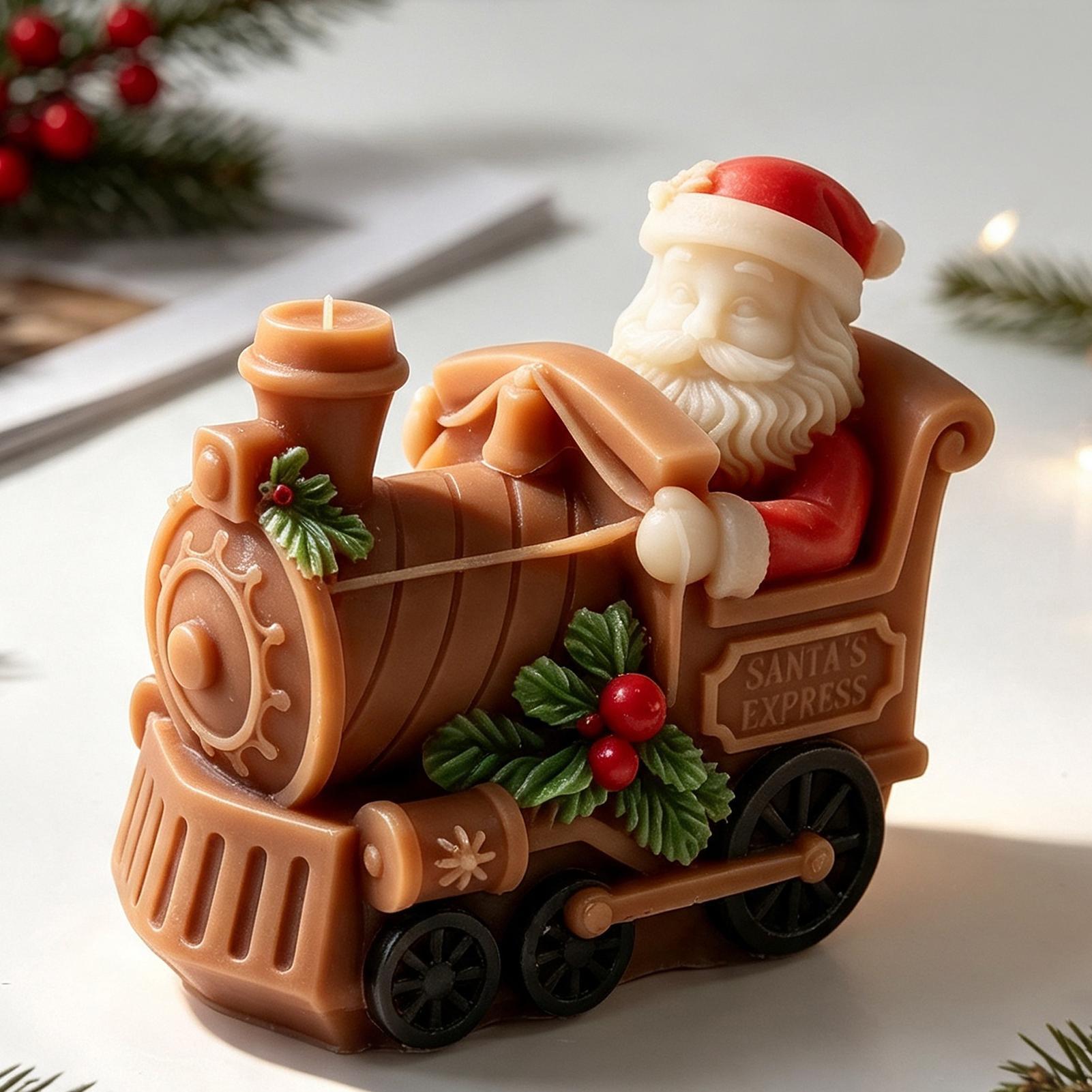 Noel Mum Kalıbı Tren Şeklinde  - Art Craft Show incelemesi ve fiyatı