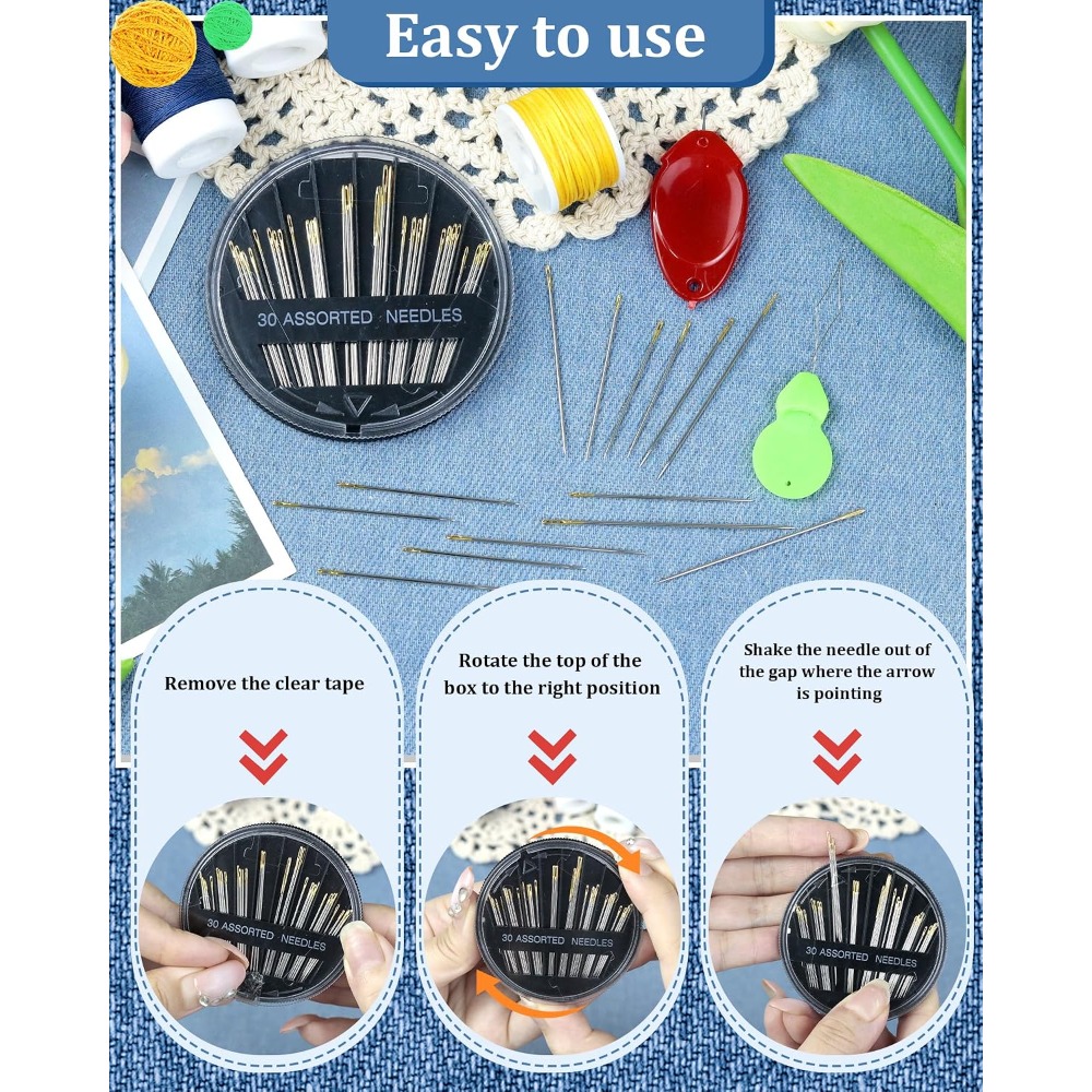 30'lu Çelik El Dikiş İğneleri  - Art Craft Kits incelemesi ve fiyatı