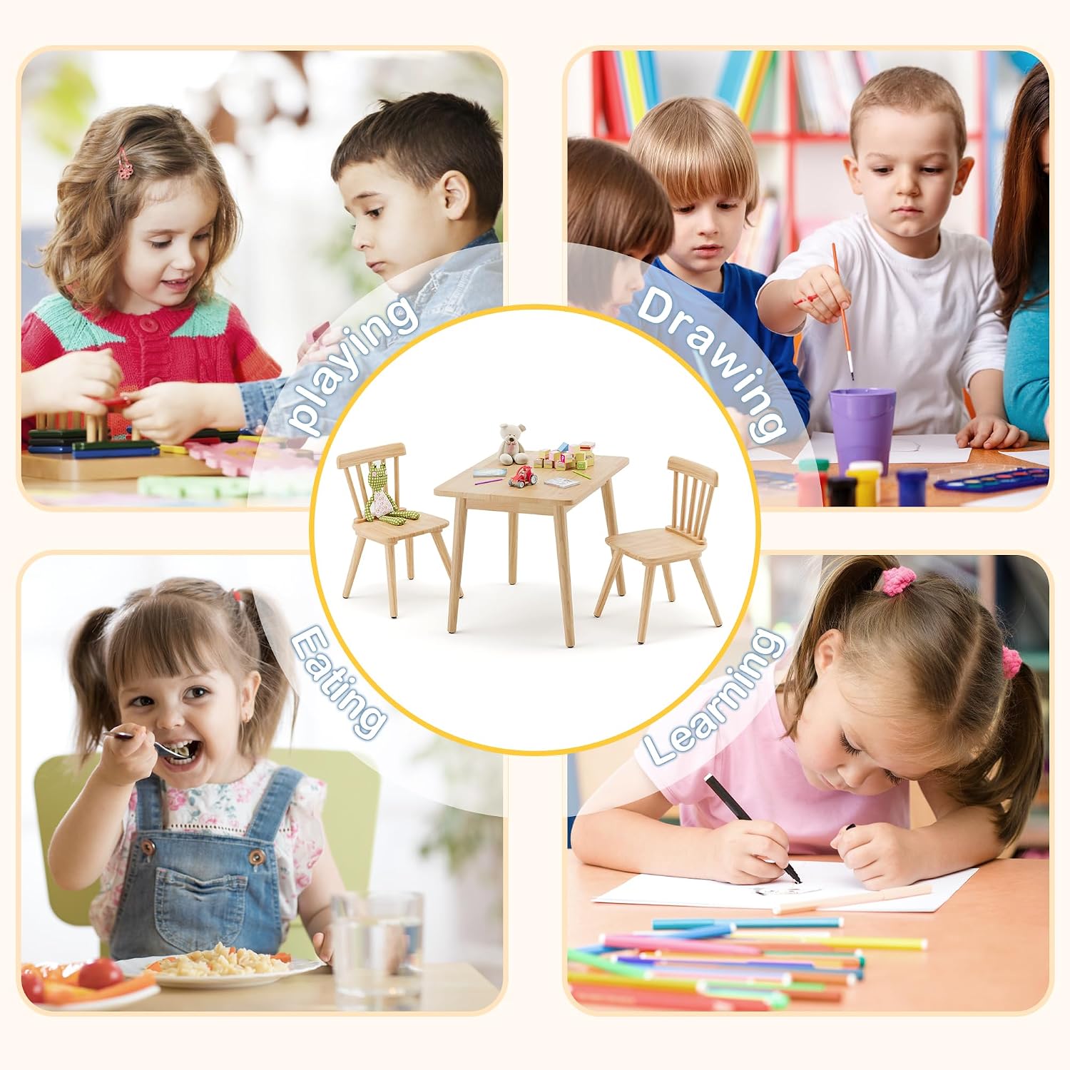 Çocuk Masa ve Sandalye Seti, K - Art Craft Toddlers incelemesi ve fiyatı
