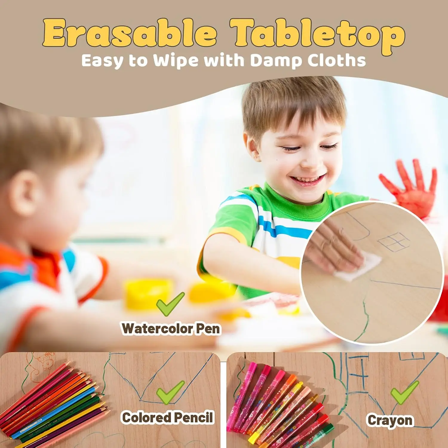 3-8 Yaş Çocuklar İçin Masa ve  - Art Craft Toddlers incelemesi ve fiyatı
